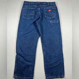 Dickies Double Knee Relaxed Fit Jeans Mens Size 36x30 Workwear Tool Pocket